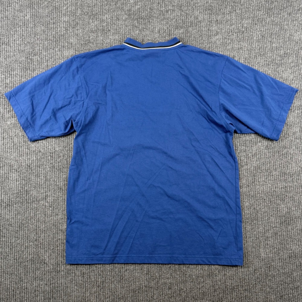 Vintage 90s Lee Sport New York Mets V-Neck Jersey Shirt Mens M Blue MLB Baseball - Picture 2 of 8